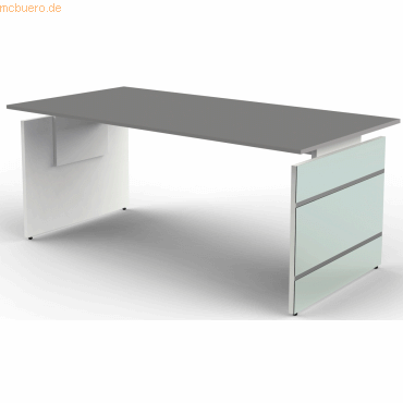 4044917430525 - Wangen-Schreibtisch LUGANO (B)1800 mm graphit 4044917430525 - Wangen-Schreibtisch LUGANO (B)1800 mm graphit