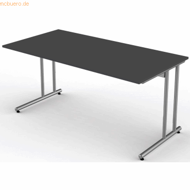 4044917434547 - Schreibtisch start up BxT 160x80cm anthrazit 4044917434547 - Schreibtisch start up BxT 160x80cm anthrazit