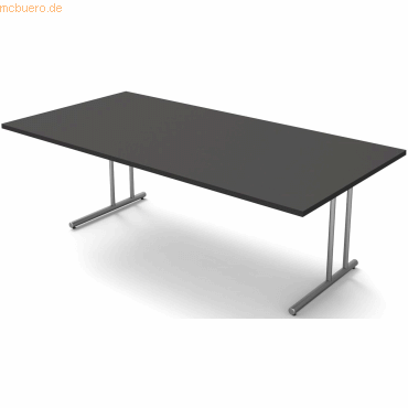 4044917434561 - Schreibtisch start up BxT 200x100cm anthrazit 4044917434561 - Schreibtisch start up BxT 200x100cm anthrazit