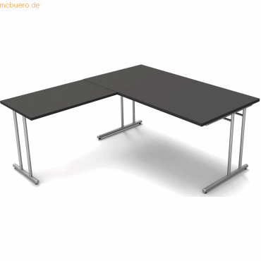 4044917434677 - Schreibtisch start up BxT 160x180cm anthrazit