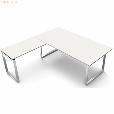 4044917436237 - Schreibtisch Aveto 180 Bügel-Gestell 180x80x68-82cm Anbau 1 4044917436237 - Schreibtisch Aveto 180 Bügel-Gestell 180x80x68-82cm Anbau 1
