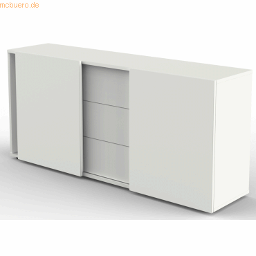 Kerkmann Sideboard Form 4 2 Türen, 3 Schubfächer 160x50x74cm weiß