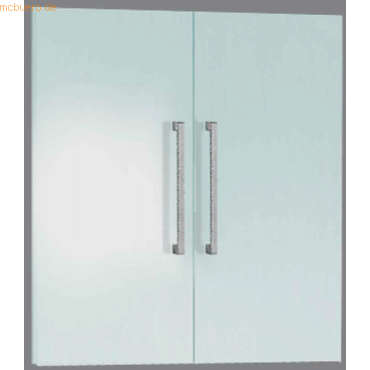 4044917419650 - Flügeltüren-Vorbausatz BxH 760x700 mm 2 oh Edelstahlgriffe Glas