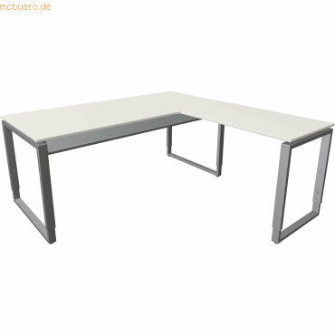 4044917438576 - Schreibtisch Architekt BxTxH 180x180x75cm (mit Anbautisch) we 4044917438576 - Schreibtisch Architekt BxTxH 180x180x75cm (mit Anbautisch) we