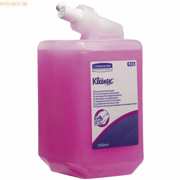 5033848004164 - KLEENEX® 6331 Handseife Waschlotion zart duftend rosa Nachfüllkassette mit Waschlotion für den täglichen Gebrauch 1000 ml - Flasche