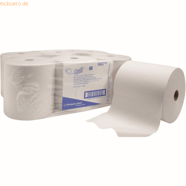 Kimberly-Clark Rollenhandtücher 20cmx304m 1-lagig VE=6 Stück