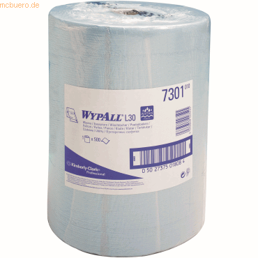 5027375018084 - WYPALL* Wischtuch L-20 EXTRA + Großrolle 500 Stück blau 1 Rolle