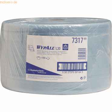 5027375021343 - Kimberly-clark 7317 Wischtuch wypall L20 extra+ L380xB235ca mm blau 2-lagig