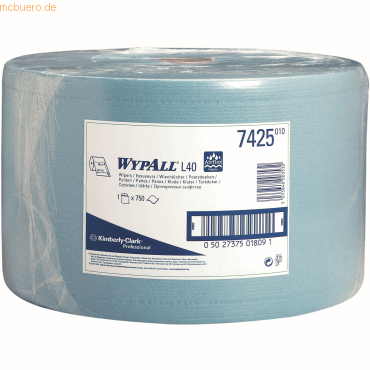 5027375018091 - Wischtücher L30 Ultra+ 3-lagig 38x235cm Großrolle blau