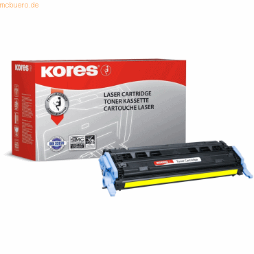Kores Tonerkartusche kompatibel mit HP C9702A/Q6002A ca. 2000 Seiten y