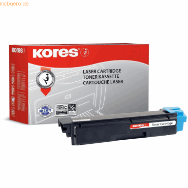 Kores Tonerkartusche kompatibel mit Kyocera TK-580C ca. 2800 Seiten cy