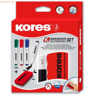 9023800208651 - Whiteboard-Marker Set 4 Marker + Tafellöscher K MARKER Keilspitze Strichstärke 3-5 mm schnell - 1 Stück (M20865) 9023800208651 - Whiteboard-Marker Set 4 Marker + Tafellöscher K MARKER Keilspitze Strichstärke 3-5 mm schnell - 1 Stück (M20865)