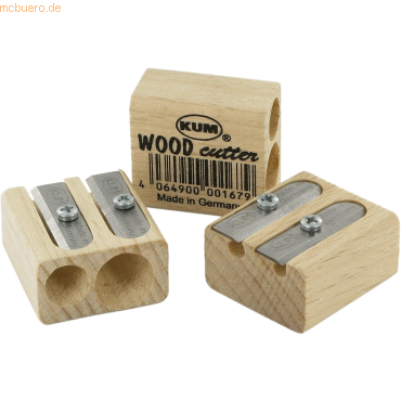 4064900001686 - 24 x Doppelspitzer Wood 2 Holz Blister