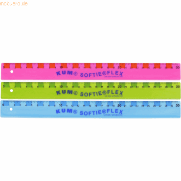 4064900019735 - 2250219 L03 Softie Flex TB Lineal Plastik flexibel 30cm 4064900019735 KUM