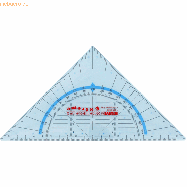 Kum Geometrie-Dreieck 464 Softie Flex Extreme 22cm transparent