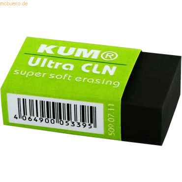 4064900053395 - 30 x Radierer Ultra CLN SW Kunststoff schwarz