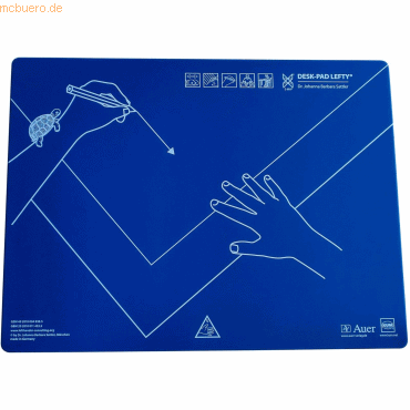 4064900048285 - Schreibunterlage Desk-Pad Lefty 9060219 Motiv Linkshänder 50x43cm Kunststoff