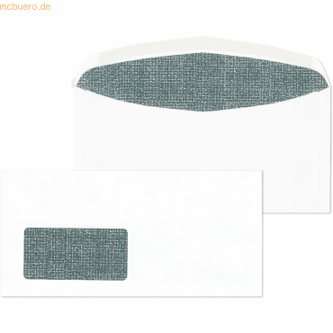 4003928702373 - 1000 x Kuvertierhülle DIN C6 5 80g qm gummiert mit Fenster 4003928702373 - 1000 x Kuvertierhülle DIN C6 5 80g qm gummiert mit Fenster