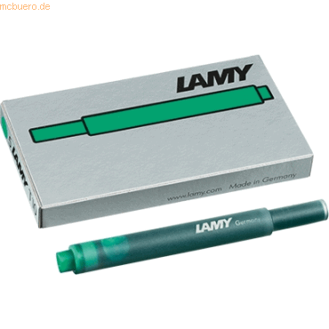 Lamy Großraumtintenpatrone T10 grün VE=5 Stück