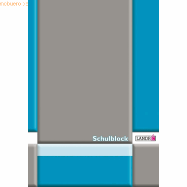 4006144574656 - 10 x Schulblock A4 50 Blatt 70 g qm 4-fach gelocht Lineatur 21