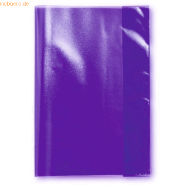 4006144576490 - 25 x Heftschoner A4 transparent violett