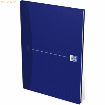 5 x Oxford Geschäftsbuch Original Blue A4 kariert 96 Blatt blau