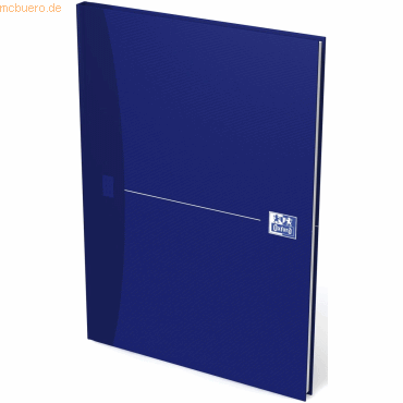 5 x Oxford Geschäftsbuch Original Blue A4 liniert 96 Blatt blau