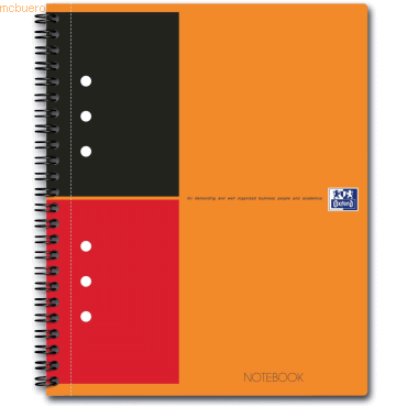 Oxford Notebook International Optik Paper 80 g/qm A5+ 6mm liniert 80