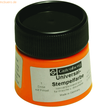 4006677213459 - Stempelfarbe Universal S 30ml schwarz