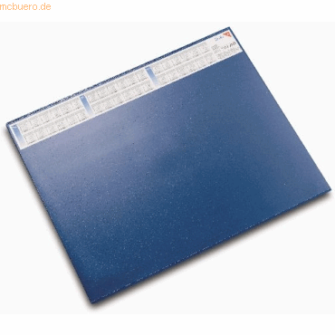 4006677445355 - Schreibunterlage Durella DS 53 x 40 cm (B x H) mit Folienauflage Kunststoff blau