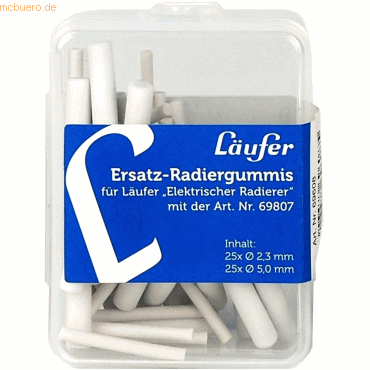 4006677696085 - Ersatzradierer für elektrischen Radierer 69607 VE=2x 25 Stüc
