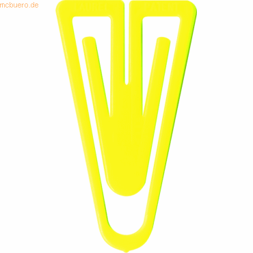 4001782208505 - Büroklammern Plastiklips 21mm VE=100 Stück hellgelb 4001782208505 - Büroklammern Plastiklips 21mm VE=100 Stück hellgelb