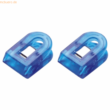 4001782219662 - Briefklemmer Multi Clip Pegy 10x25mm VE=100 Stück kristallblau