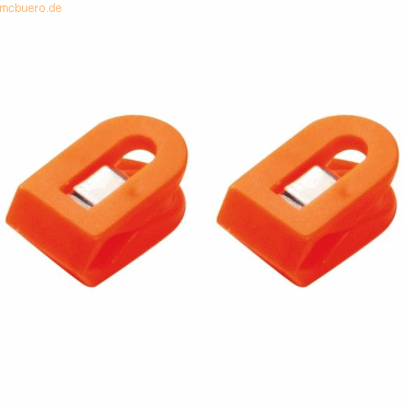 4001782219587 - Briefklemmer Multi Clip Pegy 10x25mm VE=100 Stück orange