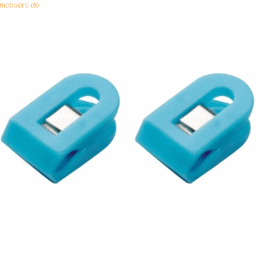 4001782219518 - Briefklemmer Multi Clip Pegy 10x25mm VE=100 Stück hellblau