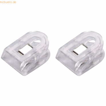 4001782248563 - 10 x Briefklemmer Multi Clip Liliput 15x25mm VE=8 Stück kristal