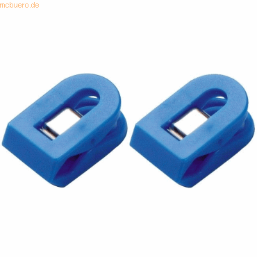 4001782248709 - 10 x Briefklemmer Multi Clip Liliput 15x25mm VE=8 Stück blau