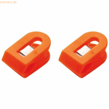 4001782248723 - 10 x Briefklemmer Multi Clip Liliput 15x25mm VE=8 Stück orange