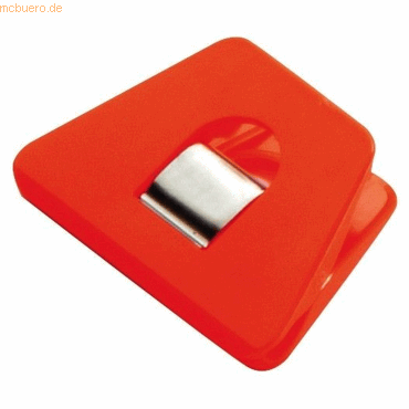 4001782249188 - 10 x Briefklemmer Multi Clip Signal 2 70x50mm VE=1 Stück orange