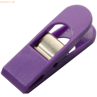 4001782249539 - 10 x Briefklemmer Multi Clip Maxi Peg 26x80mm VE=2 Stück violet