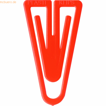 4001782153492 - Büroklammern Plastiklips 35mm VE=200 Stück hellrot 4001782153492 - Büroklammern Plastiklips 35mm VE=200 Stück hellrot