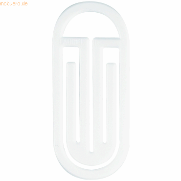 4001782308113 - Büroklammern King Klips mit Bogen 50 62mm VE=1000 Stück weiß 4001782308113 - Büroklammern King Klips mit Bogen 50 62mm VE=1000 Stück weiß