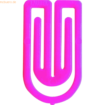 4001782244473 - Büroklammern King Klip 50mm VE=10 Stück pink 4001782244473 - Büroklammern King Klip 50mm VE=10 Stück pink