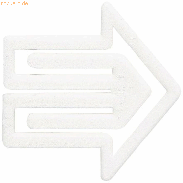 4001782329552 - 20 x Büroklammern Pfeilklip 30mm VE=25 Stück kristall 4001782329552 - 20 x Büroklammern Pfeilklip 30mm VE=25 Stück kristall