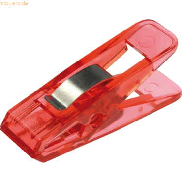 4001782232098 - Briefklemmer Multi Clip Taifun 15x50mm VE=100 Stück kristallrot 4001782232098 - Briefklemmer Multi Clip Taifun 15x50mm VE=100 Stück kristallrot