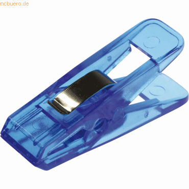 4001782232388 - Briefklemmer Multi Clip Taifun 15x50mm VE=90 Stück kristallblau