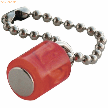 4001782326124 - Magnet Power Zylinder + Kette 14x25mm VE=40 Stück kristallrot