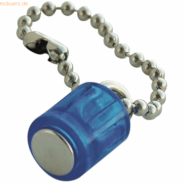 4001782326131 - Magnet Power Zylinder + Kette 14x25mm VE=40 Stück kristallblau