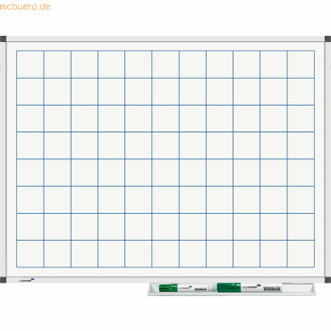 8713797072779 - Raster-Whiteboard Premium 60 x 45cm lackiert Aluminiumrahme