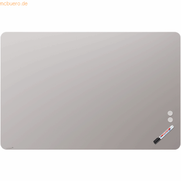 Legamaster Glasboard RC magnetisch 100x150cm warmgrau